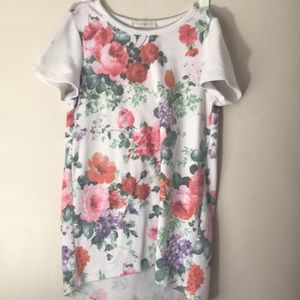 Floral tee